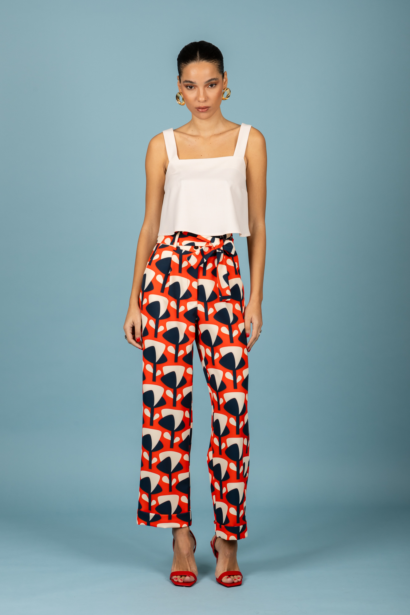 Bianca pants (Red) - Chaton - My Precious Shop